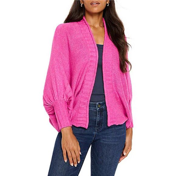 Nic and Zoe Cozy Crush Cardigan Womens Size M/L in Pink Orchid Petal Lagenlook - Picture 2 of 16